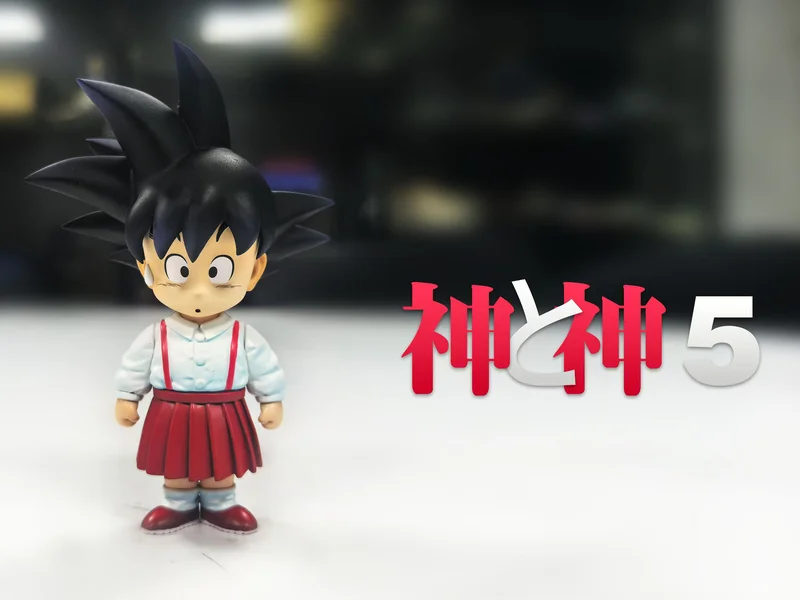 神与神5 裙子孙悟空＆道服小丸子 七龙珠 樱桃小丸子 官图 5