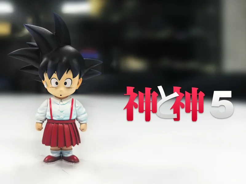 WCF 神与神5 裙子孙悟空＆道服小丸子 七龙珠 樱桃小丸子 官图 5