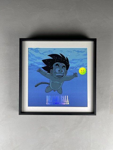 Drunky Monkey Crew 醉猴组 七龙珠小悟空涅槃创意烫印合金装饰画