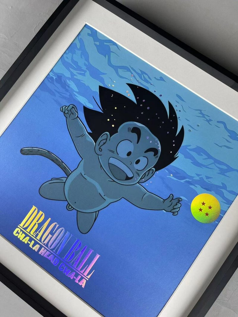 Drunky Monkey Crew 醉猴组 七龙珠小悟空涅槃创意烫印合金装饰画 官图 2
