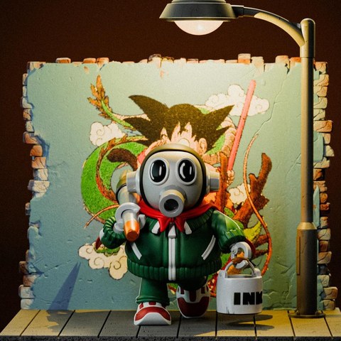 Milk Milk(MMS) 画出经典的画面，鸟山明先生！ 七龙珠 (双版本)