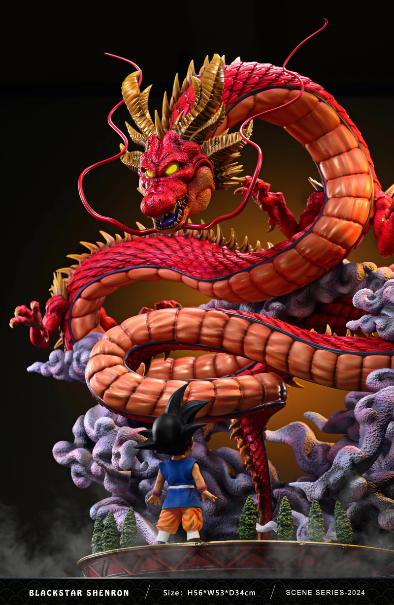DMS影迹雕像 GT黑星红神龙 七龙珠Max场景系列第十四弹 官图 3