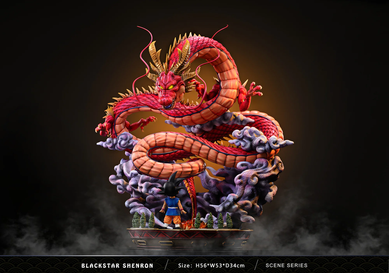 DMS影迹雕像 GT黑星红神龙 七龙珠Max场景系列第十四弹 官图 4