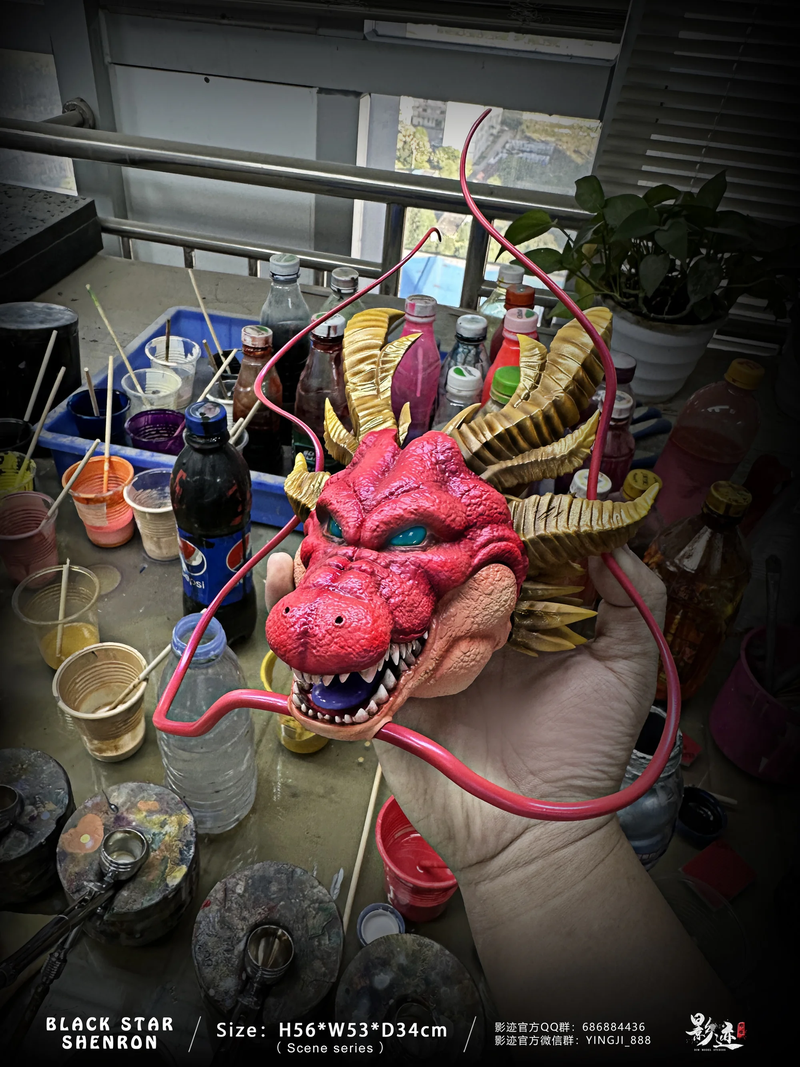 DMS影迹雕像 GT黑星红神龙 七龙珠Max场景系列第十四弹 官图 8