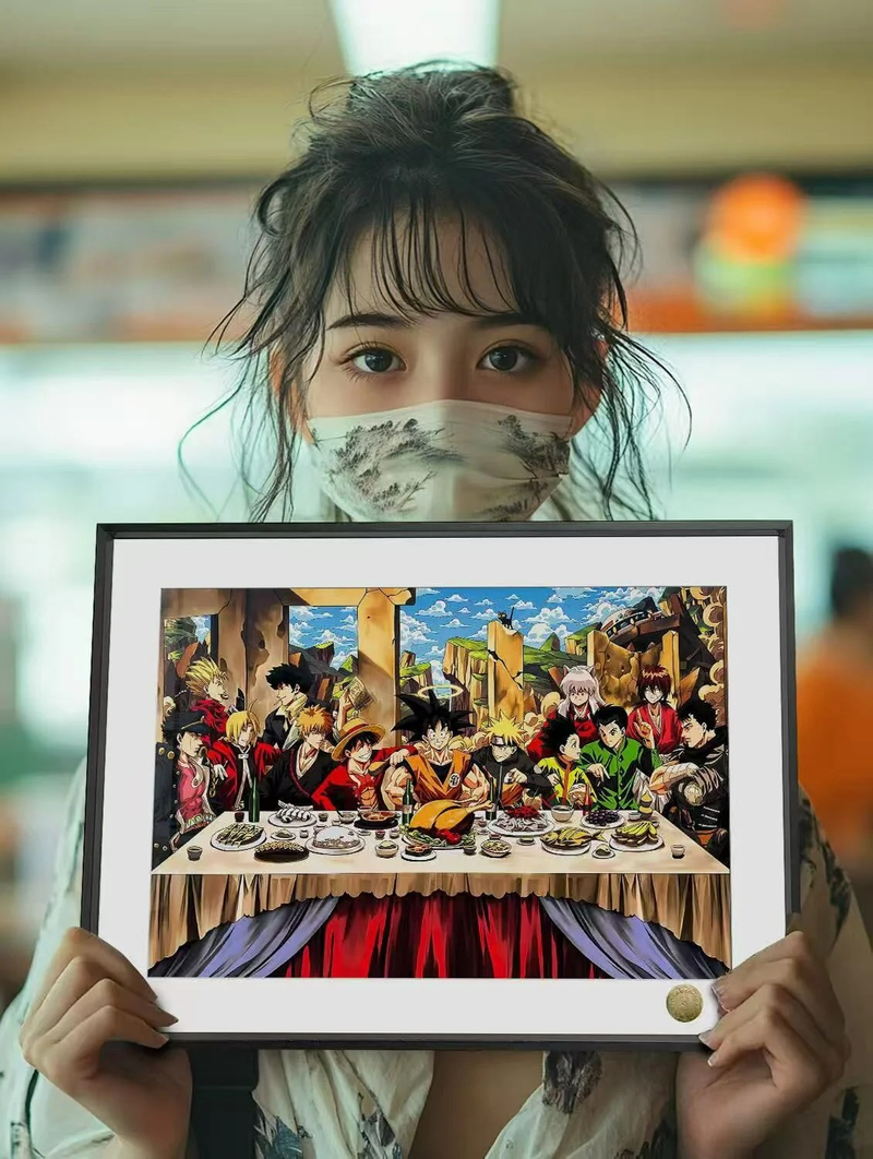 《悟空的晚餐》七龙珠 火影忍者 航海王 猎人 死神 装饰画 官图 4